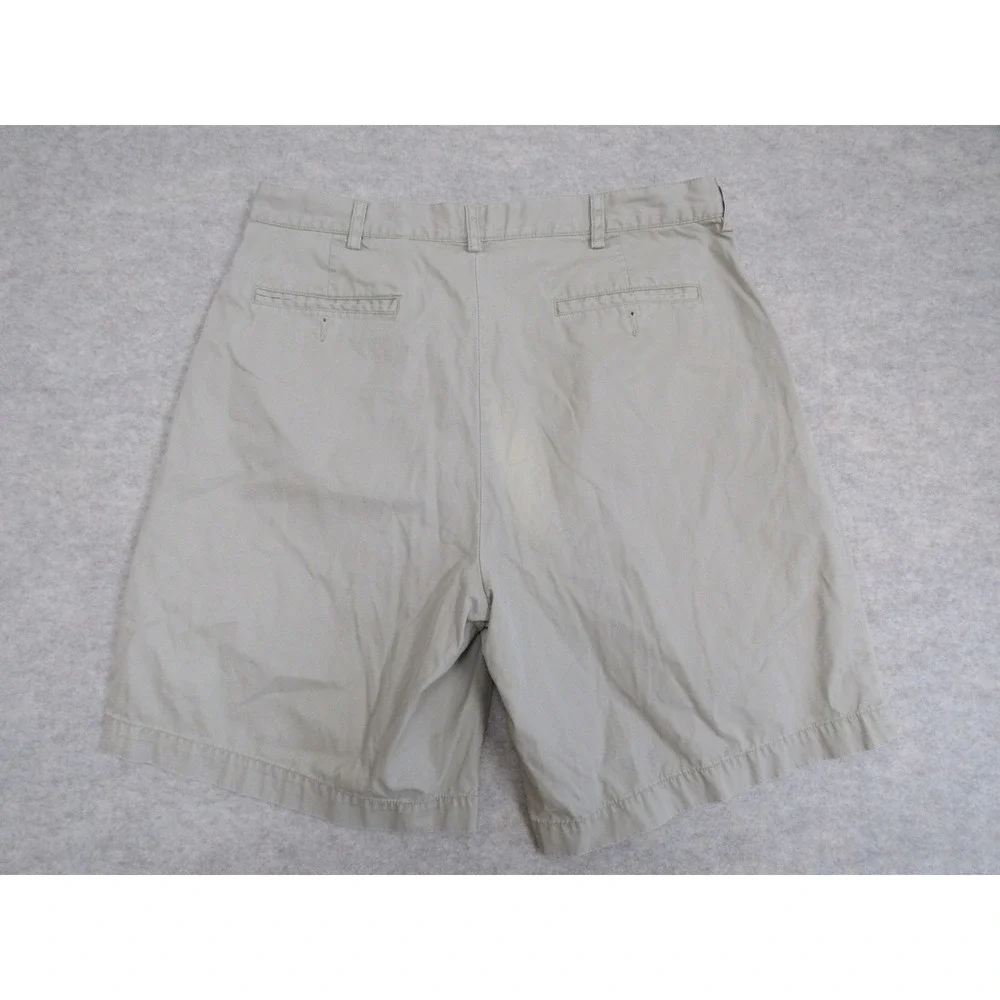 Polo Ralph Lauren Tyler Short Mens‎ 36 Khaki Tan Pleated Cotton Chino Shorts